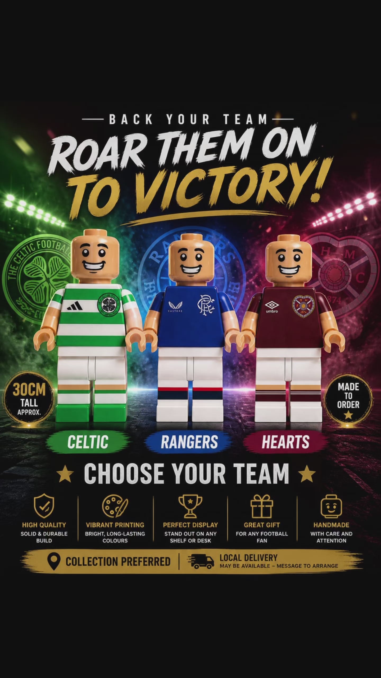 Celtic FC Lego Man 3D Print