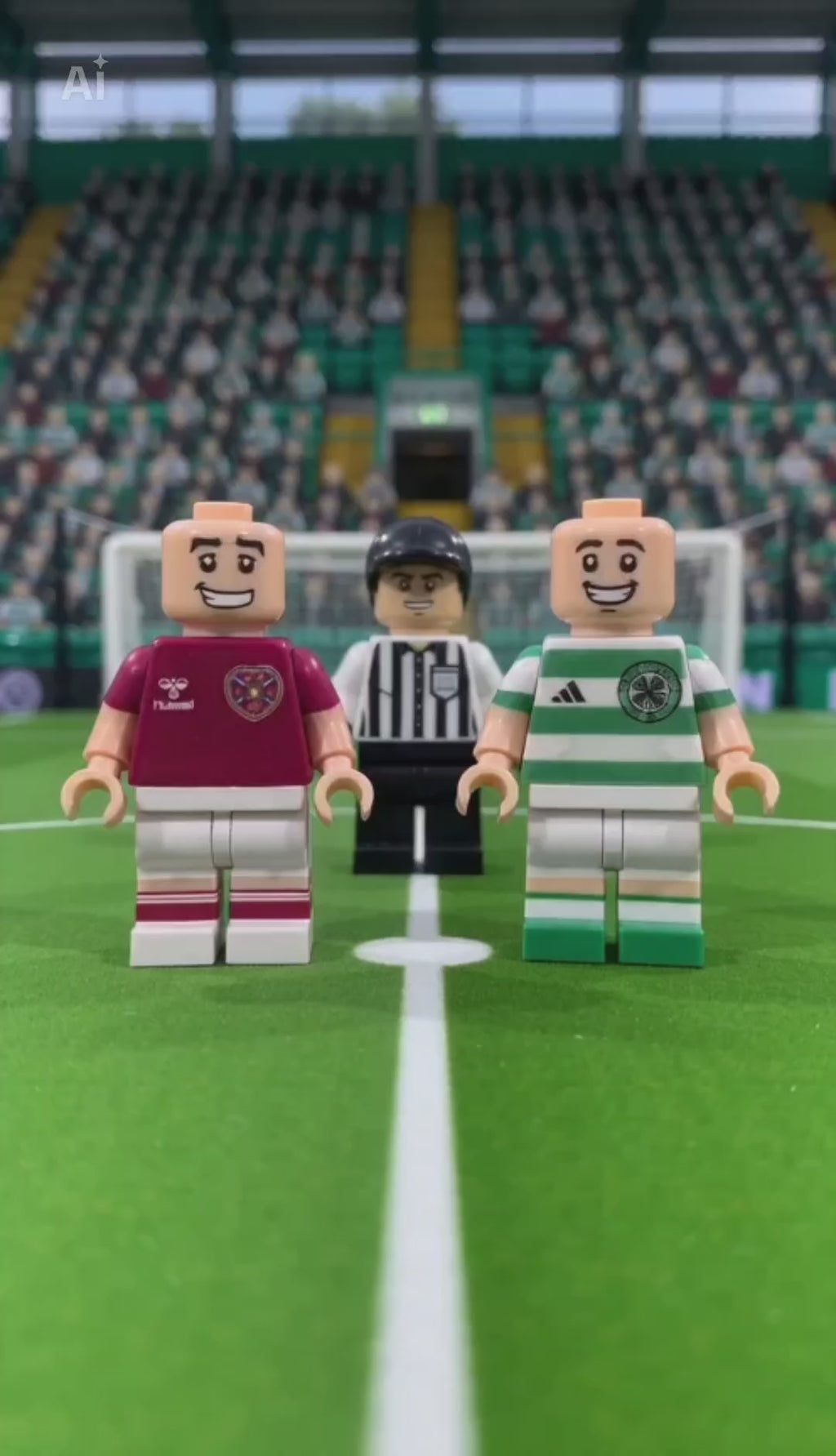 Hearts FC Lego Man 3D Print