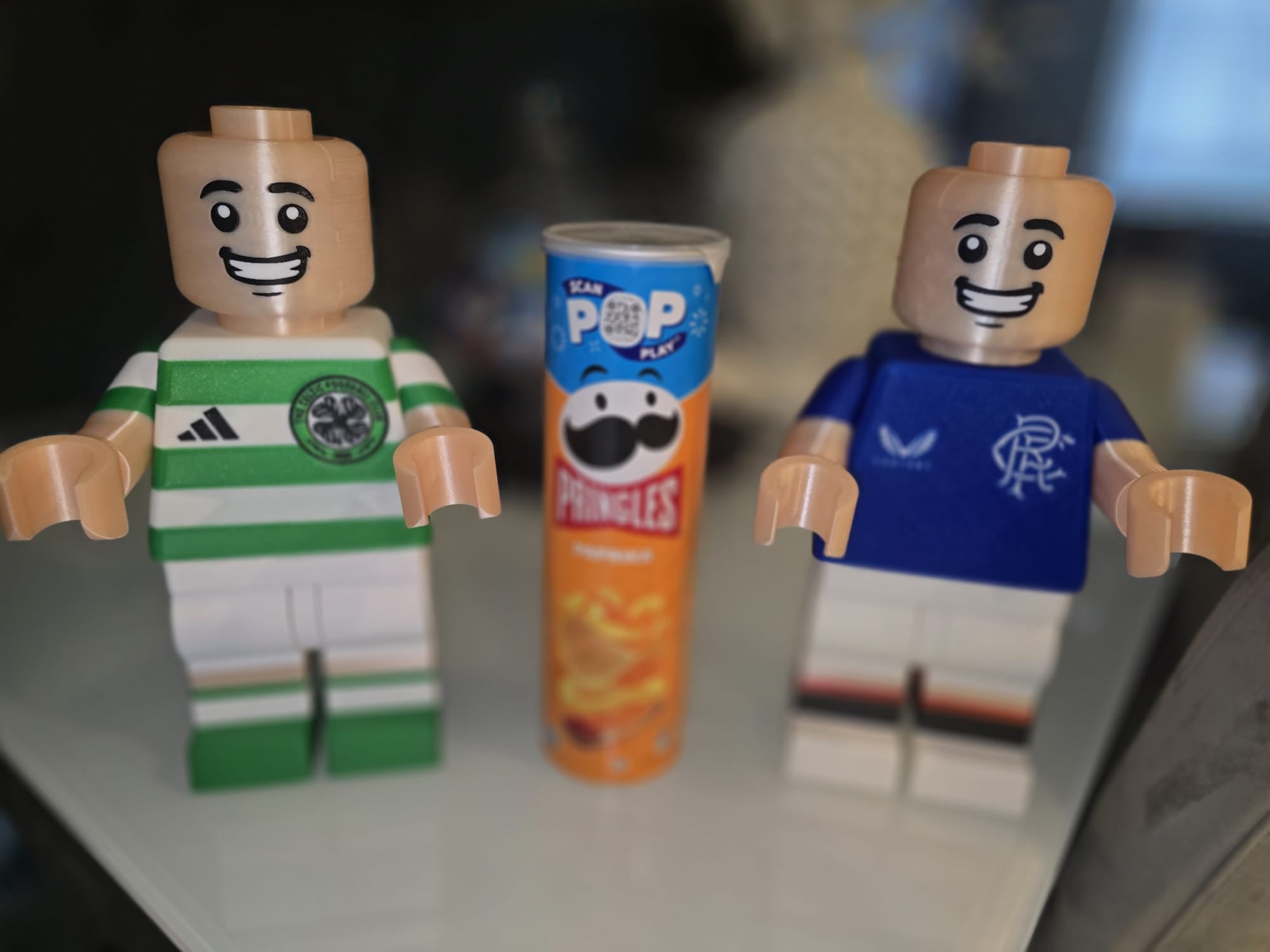Rangers FC Lego Man 3D Print