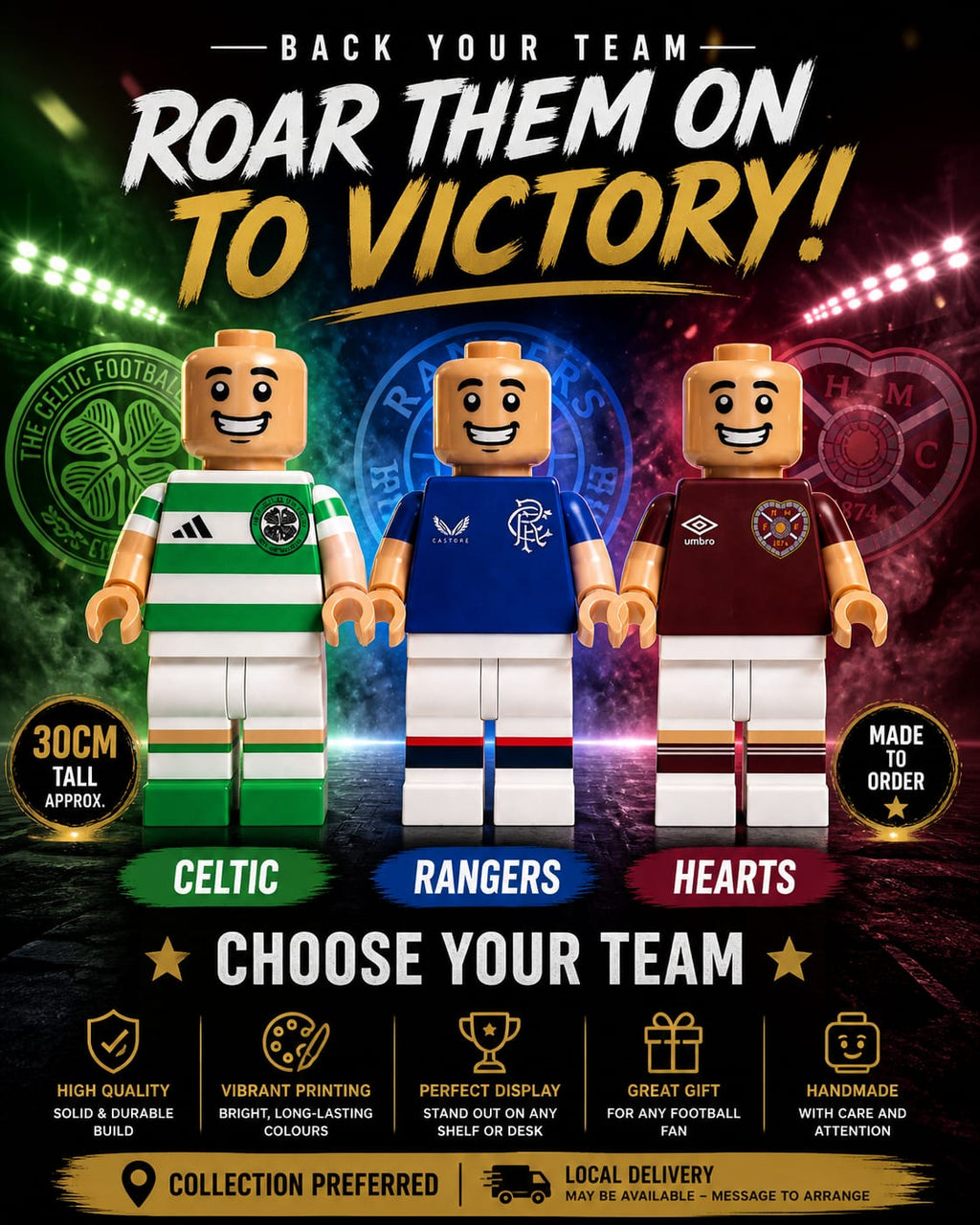 Celtic FC Lego Man 3D Print