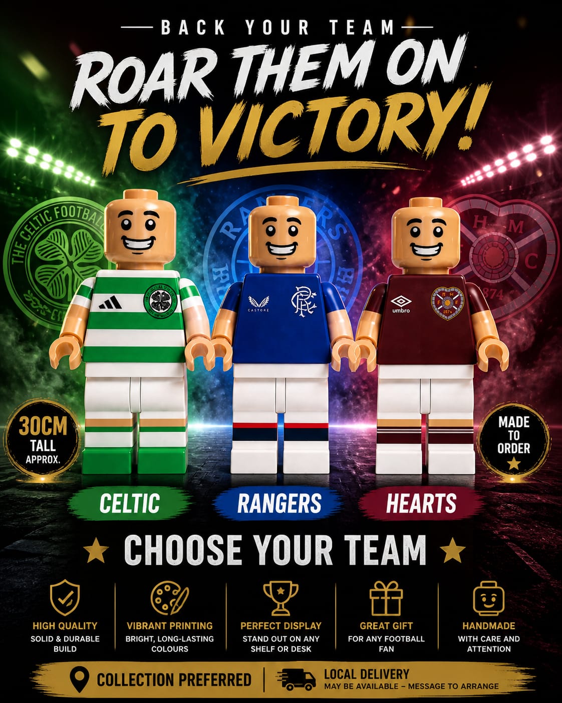 Celtic FC Lego Man 3D Print