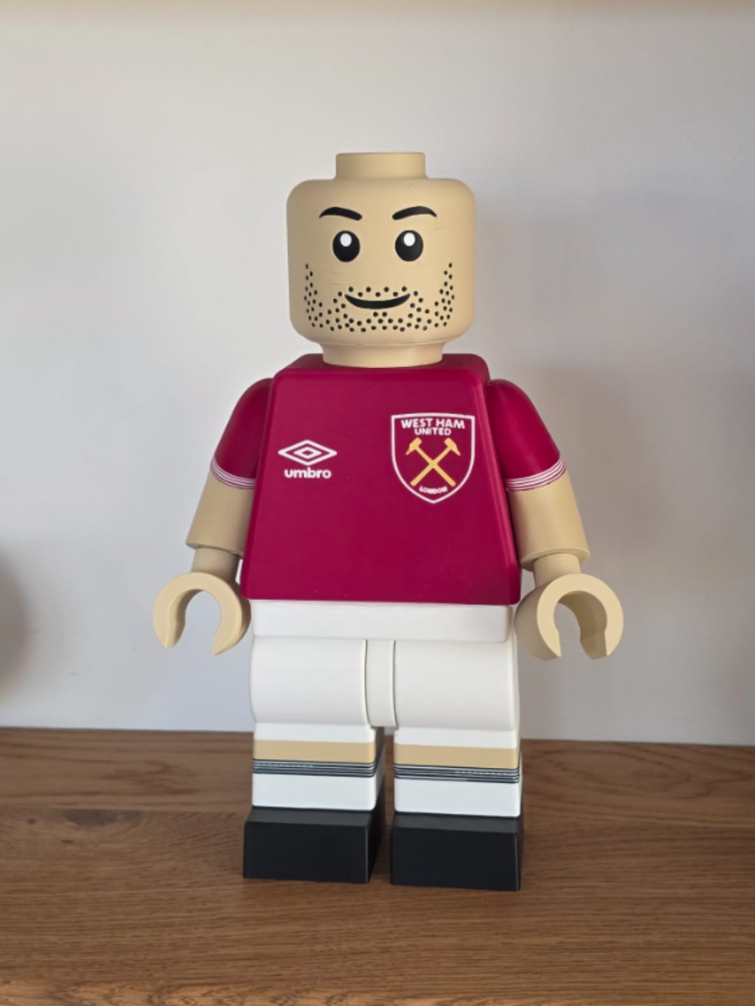 West Ham United Lego Man 3D Print