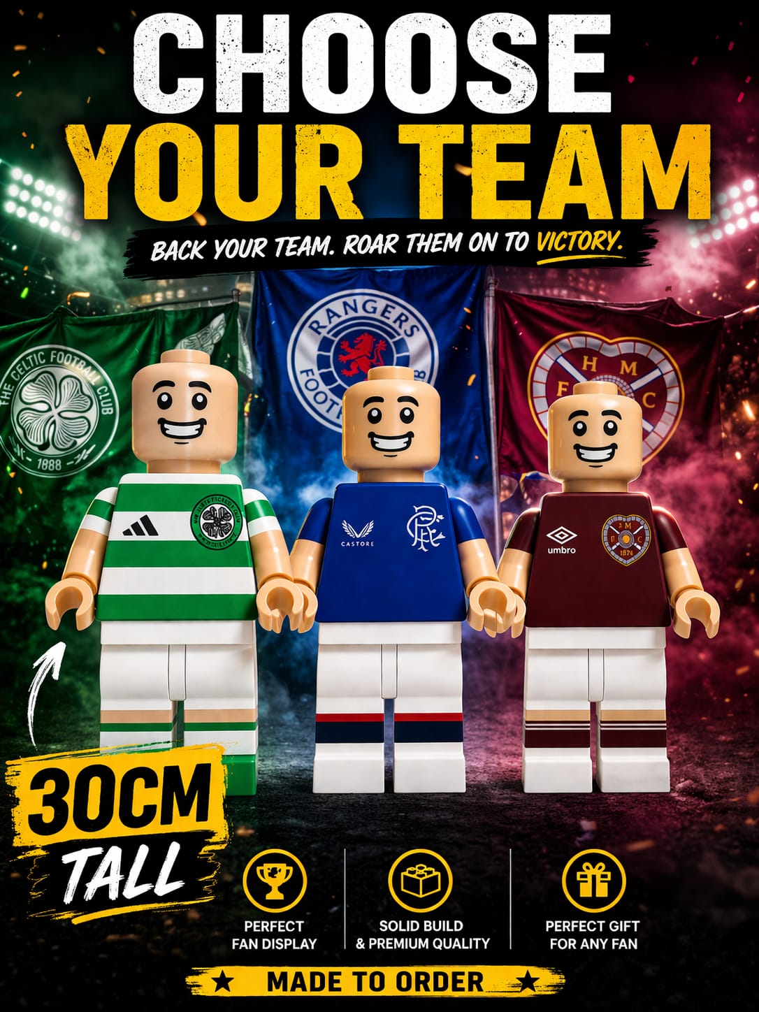 Celtic FC Lego Man 3D Print